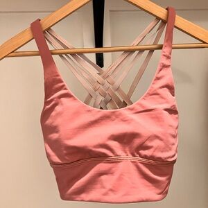Lululemon Dark Dusty Pink Women's Crisscross Back Sports Bra